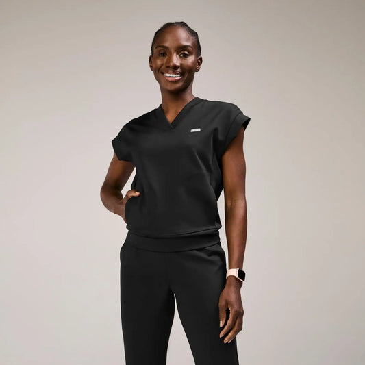 Mira Banded Scrub Top