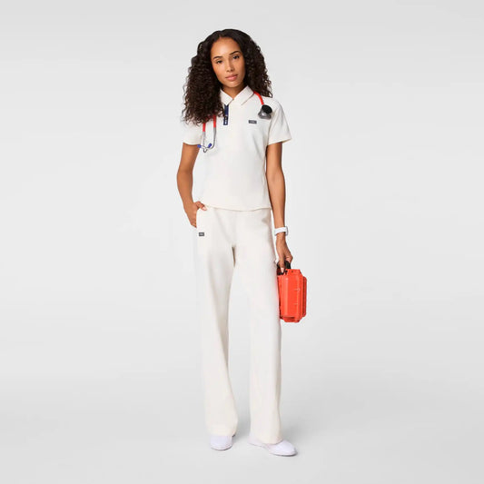 FIGS x Team USA Polo Scrub Top